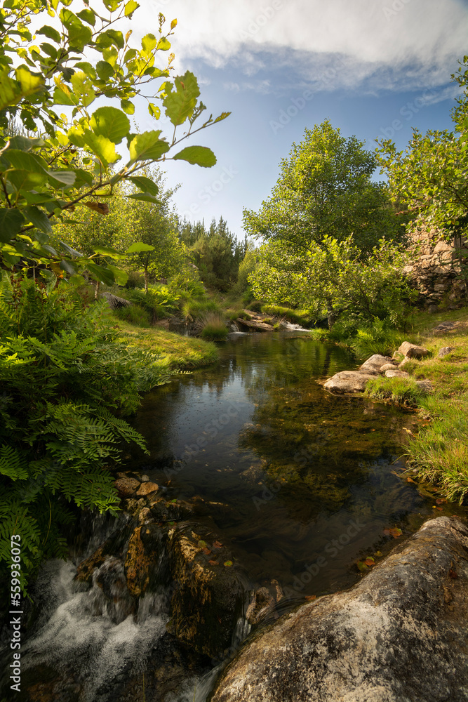 Natural Pool in Cal river, on the top of Folón an Picón trail