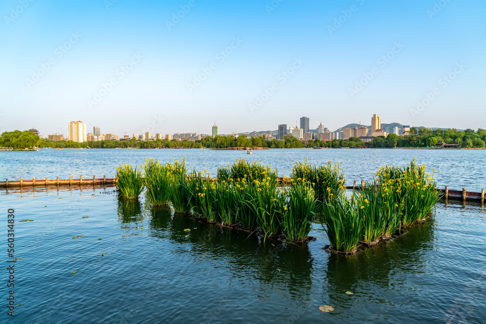 济南大明湖中国园林风景区