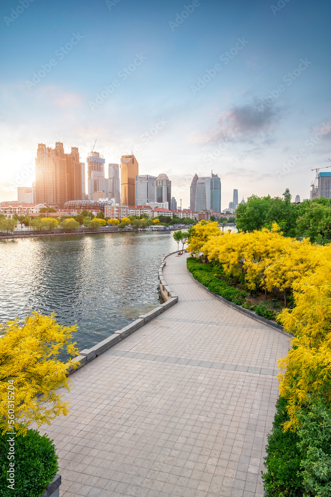 Outdoor China Tianjin City Scenery