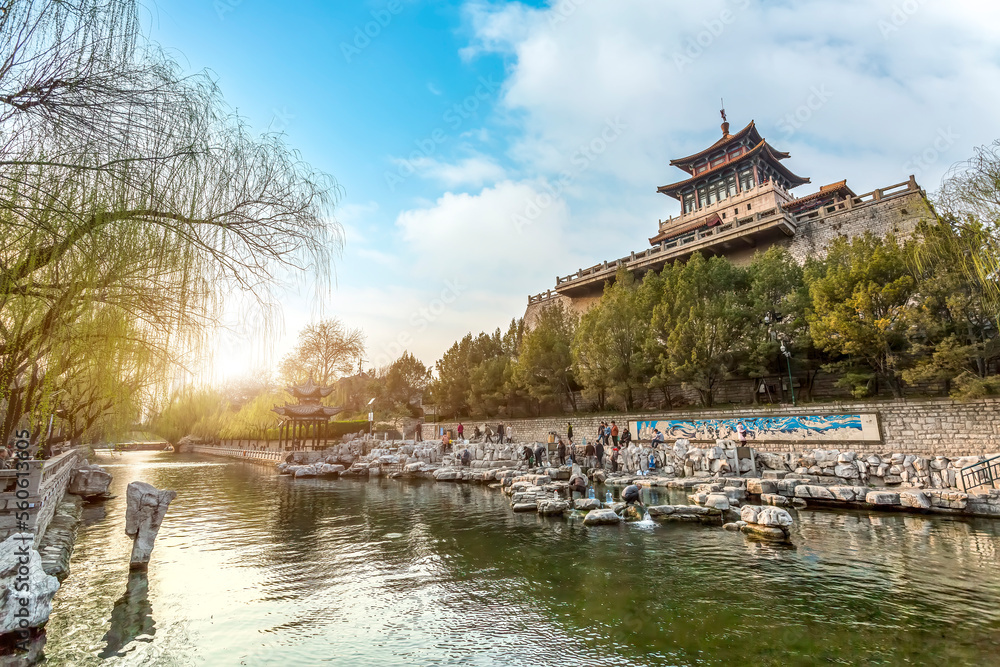 Jinan Chinese Garden Landscape Street View