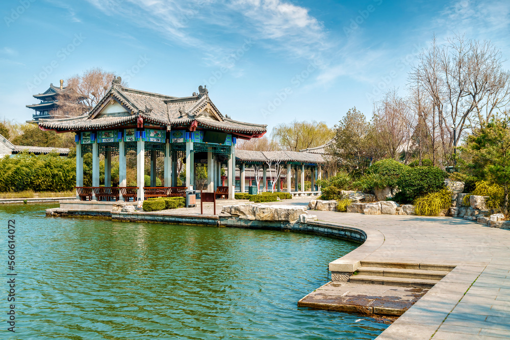 Jinan Chinese Garden Landscape Street View