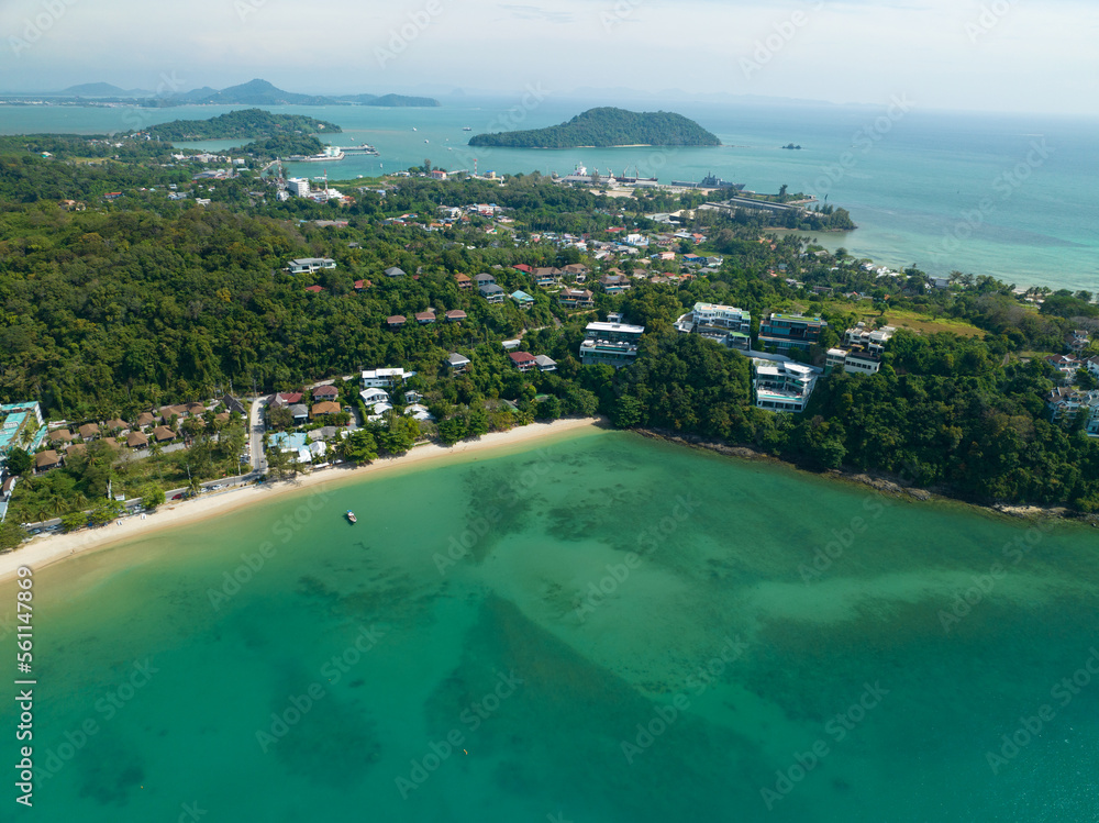 Beautiful sea in summer season at Phuket island Thailand, Travel boats,Ocean during summer landscape