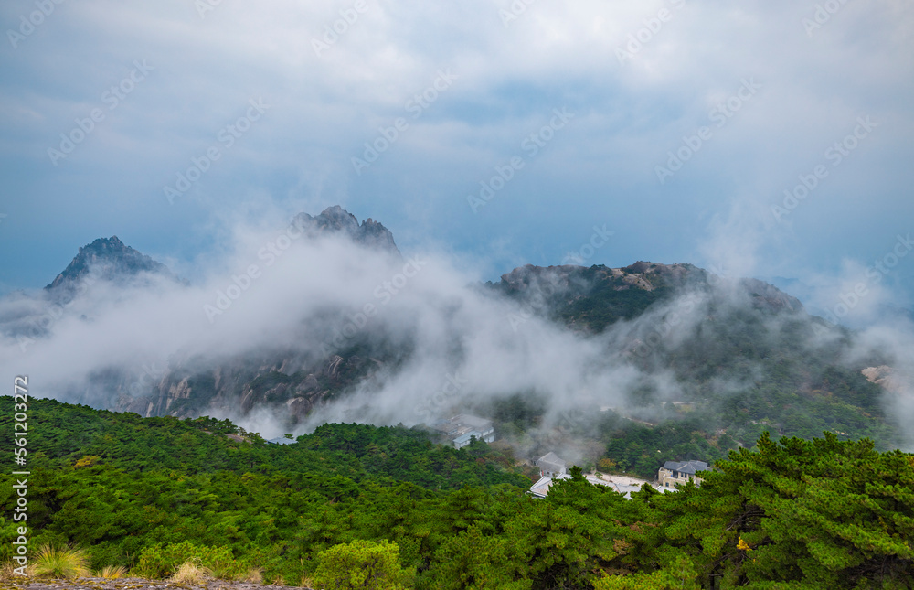 安徽省黄山风景区自然风光