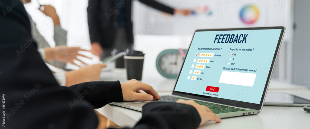 Customer feedback and review analysis by modish computer software for corporate business