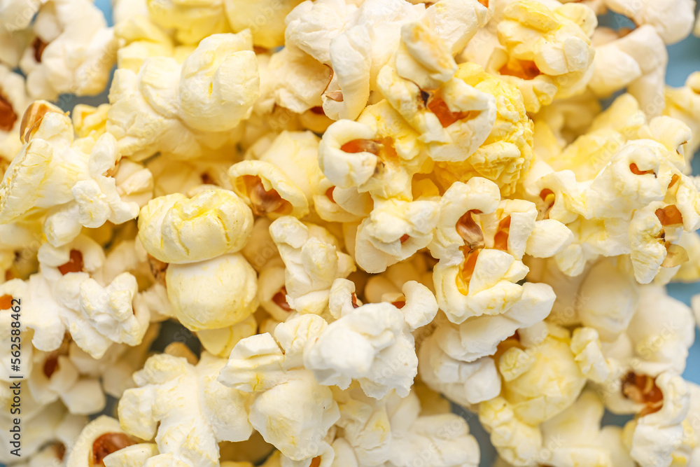 Heap of delicious popcorn, closeup