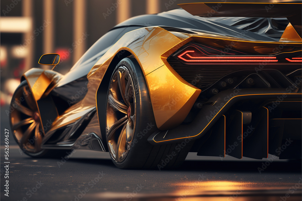 Futur hyper car - - generated by Generative AI