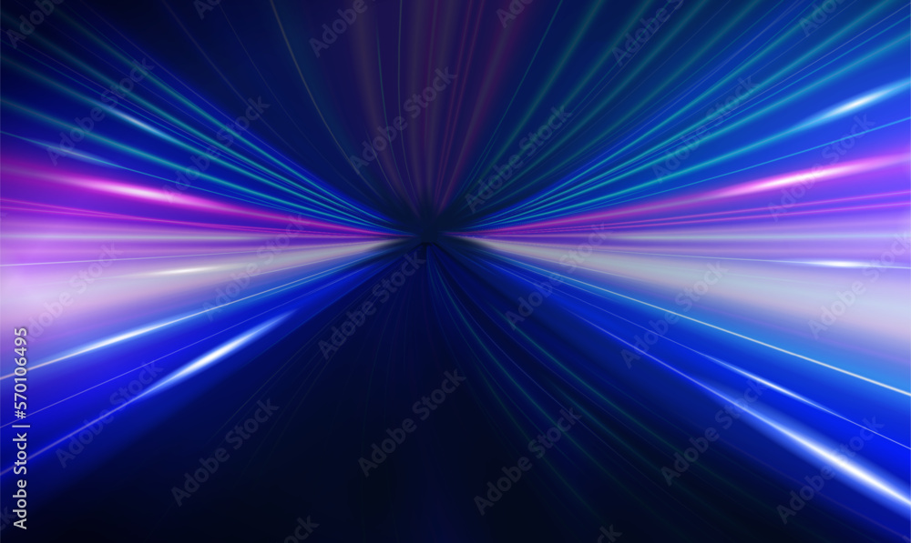 Futuristic light effect background