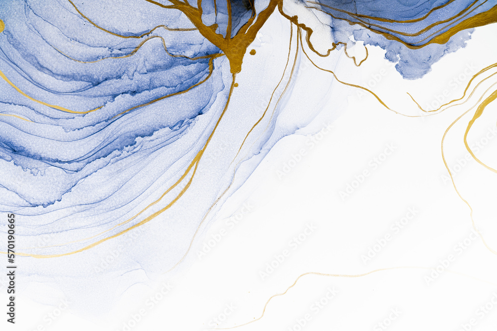 Marble ink abstract art from meticulous original painting abstract background . Painting was painted