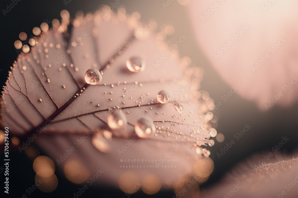 Abstract macrophotography of flower close up view . Soft pastel pink abstract background . Sublime G