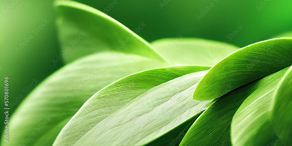 Green leaf background close up view. Nature foliage abstract of leave texture for showing concept of