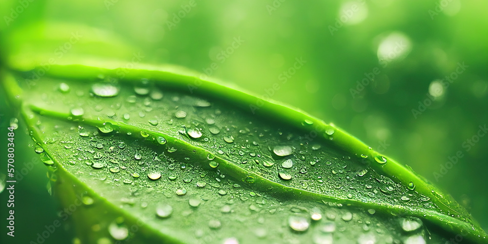 Green leaf background close up view. Nature foliage abstract of leave texture for showing concept of