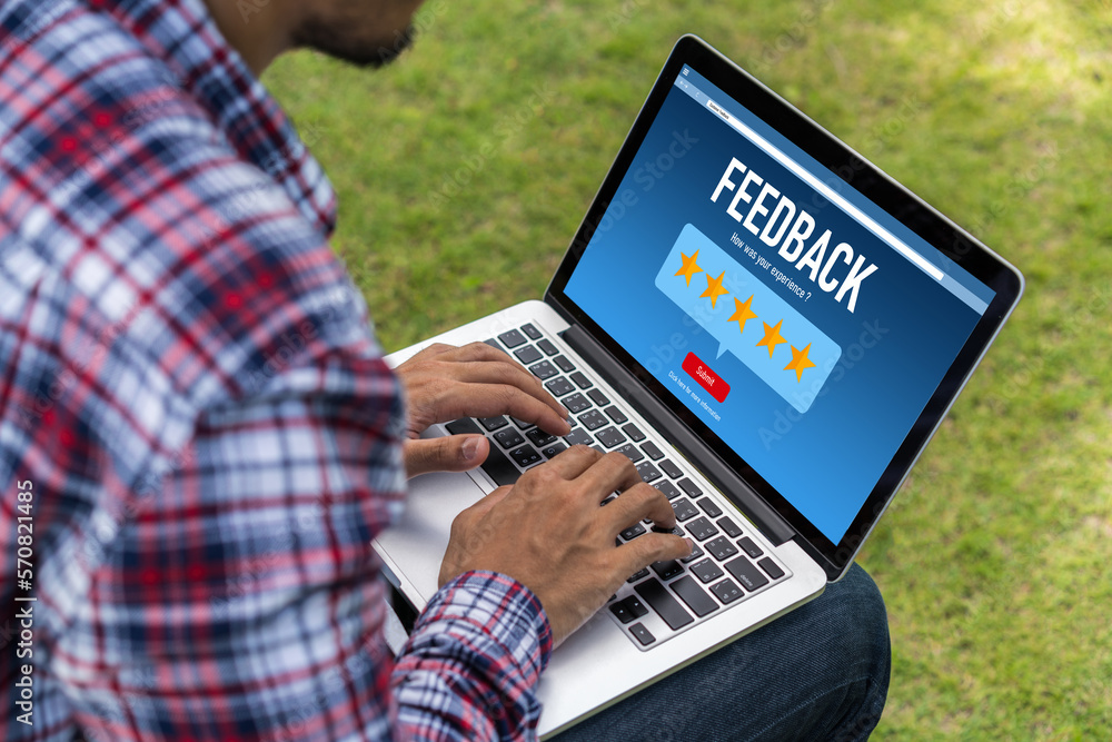 Customer feedback and review analysis by modish computer software for corporate business