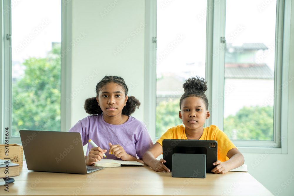 Group of schoolchildren during studying in classroom at school,Academic Concept.