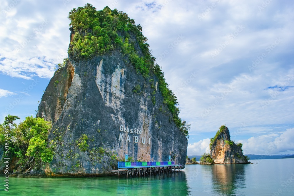 Kabui bay geosite view, Raja Ampat, West Papua, Indonesia