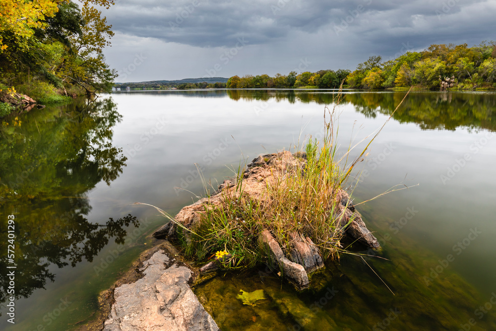 landscape with lake