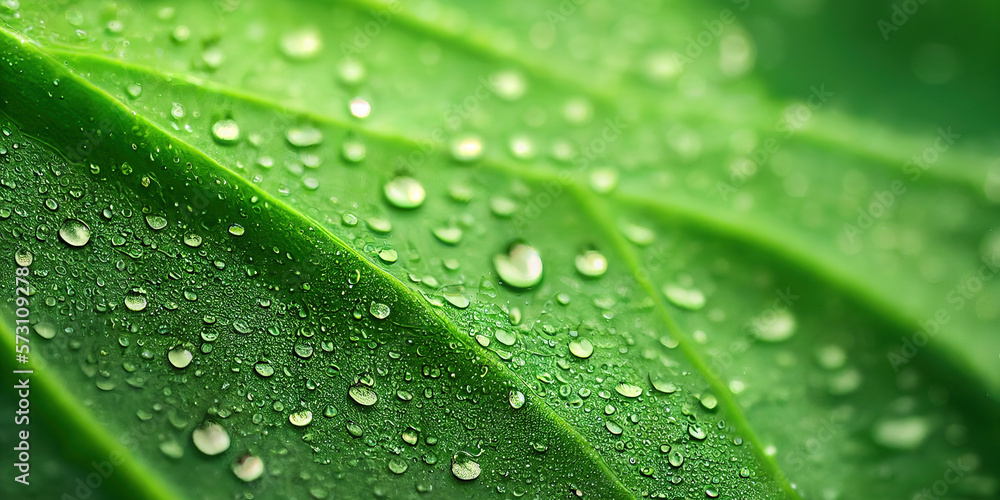 Green leaf background close up view. Nature foliage abstract of leave texture for showing concept of