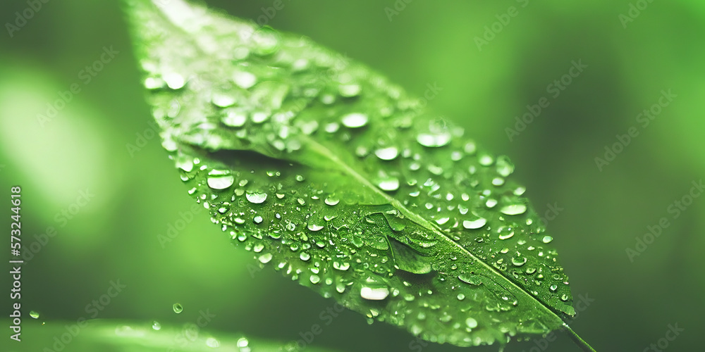 Green leaf background close up view. Nature foliage abstract of leave texture for showing concept of