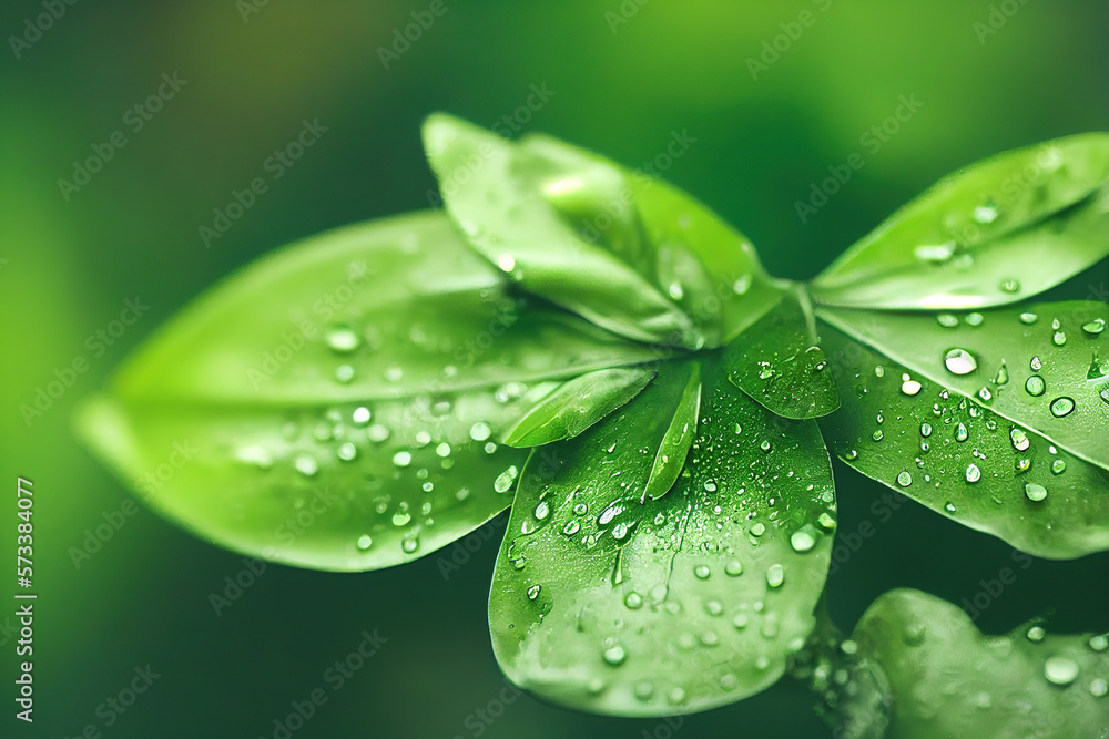 Green leaf background close up view. Nature foliage abstract of leave texture for showing concept of