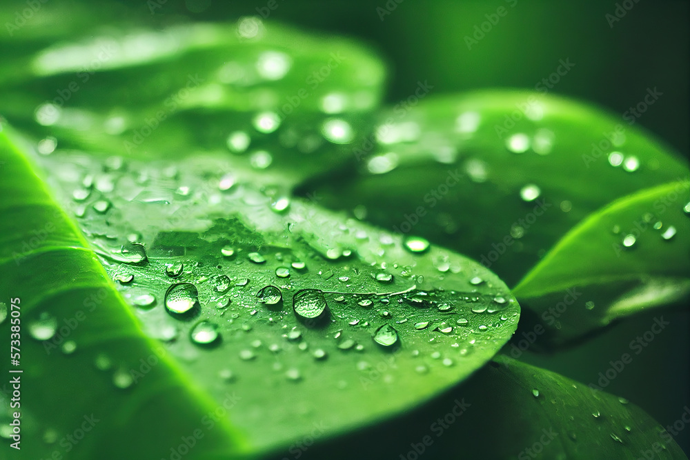 Green leaf background close up view. Nature foliage abstract of leave texture for showing concept of