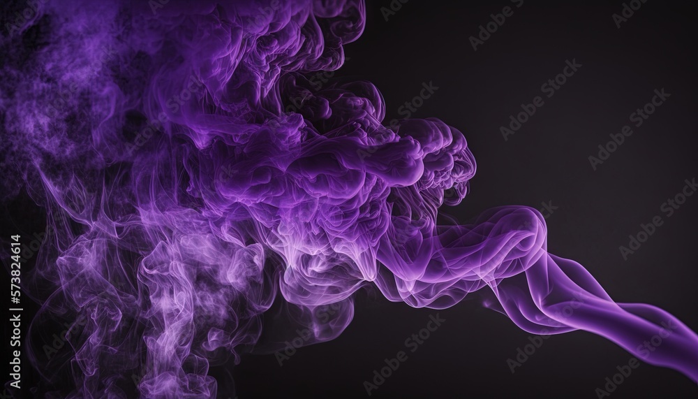  a purple smoke is shown on a black background with a black background and a purple smoke is shown i