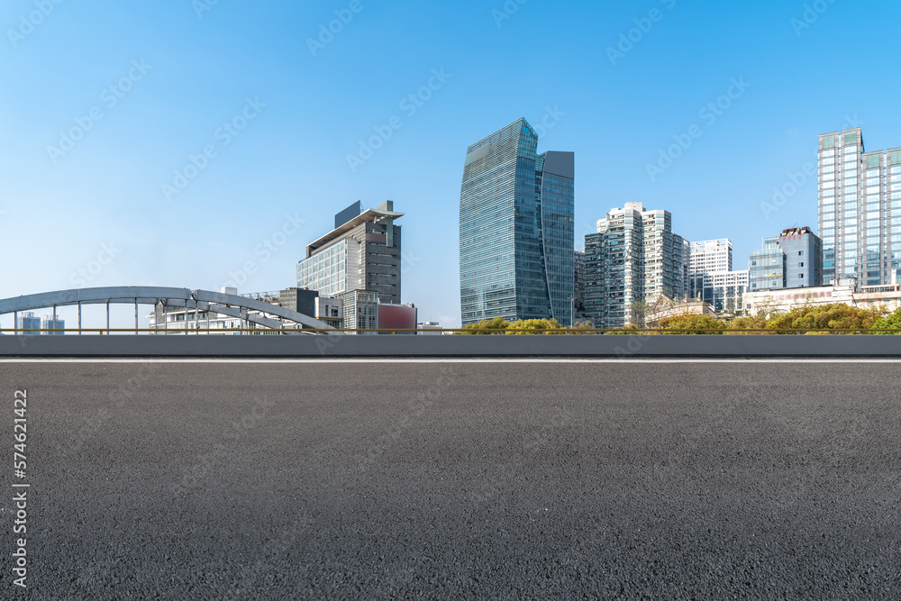 Modern architecture office building in the southern business district of Ningbo