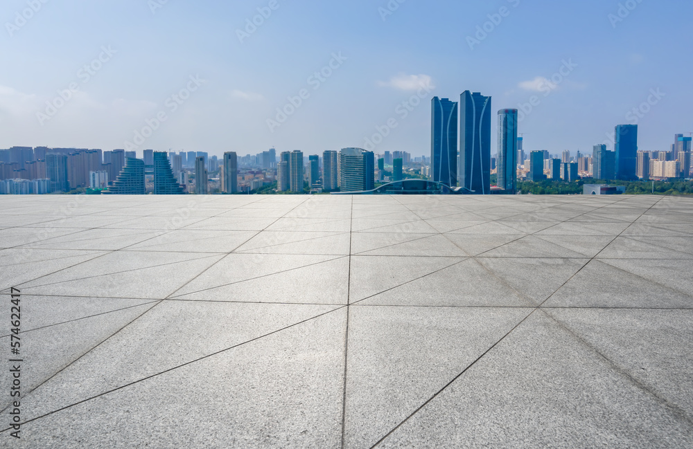 Aerial photography China Rizhao city architecture landscape coastline