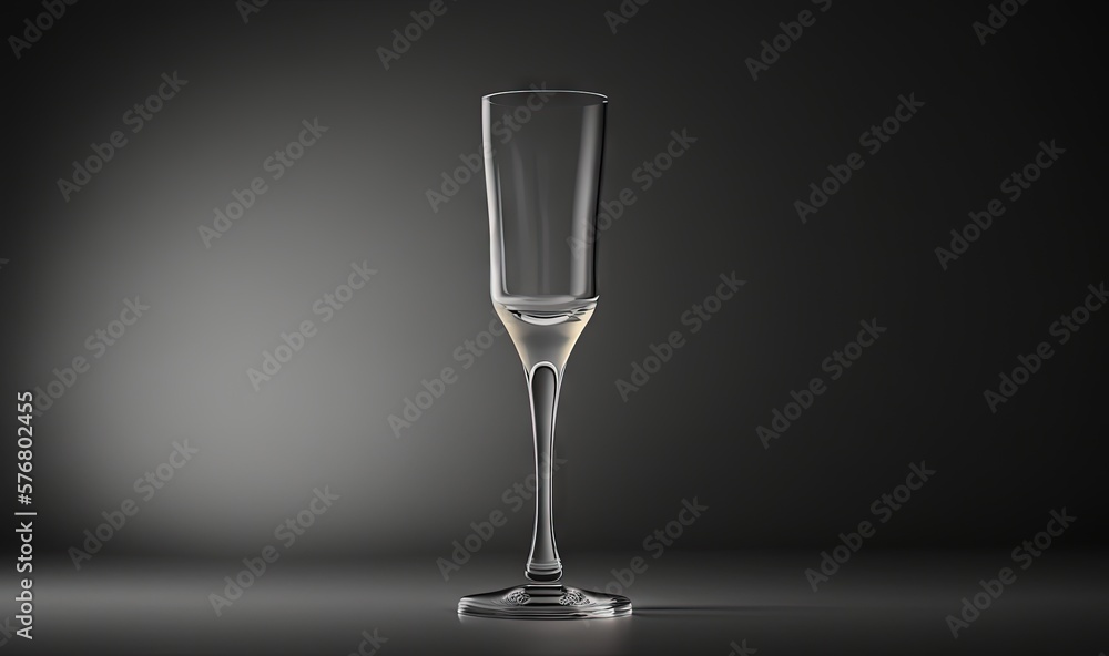  a tall glass of wine on a black background with a reflection of the wine in the glass and the wine 