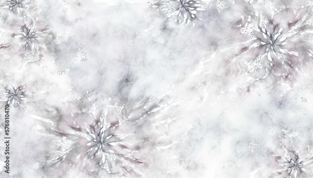  a white and gray background with snowflakes on its surface and a white background with snowflakes 