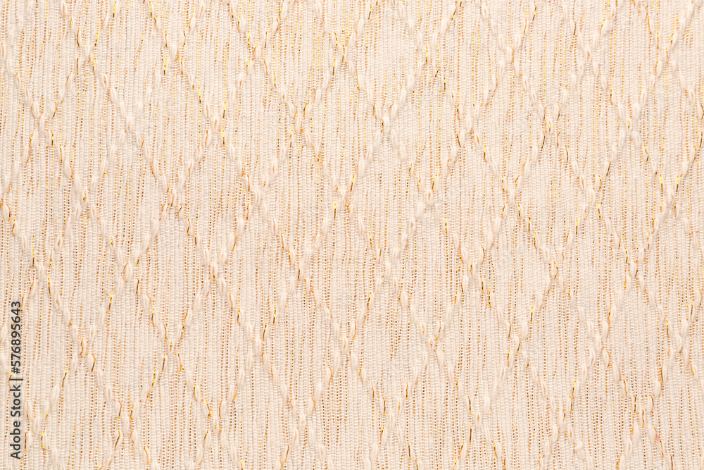 Texture of beige fabric as background