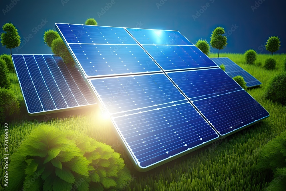 Solar farms and solar power plants are made up of solar cells and photovoltaic panels. Manufacturing