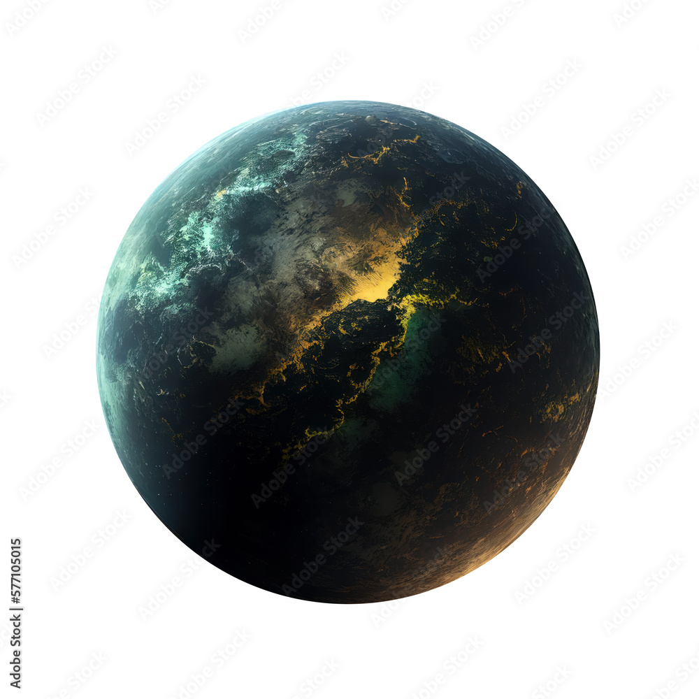 Imagery of imaginary planets for your cosmic image. Ai generated.