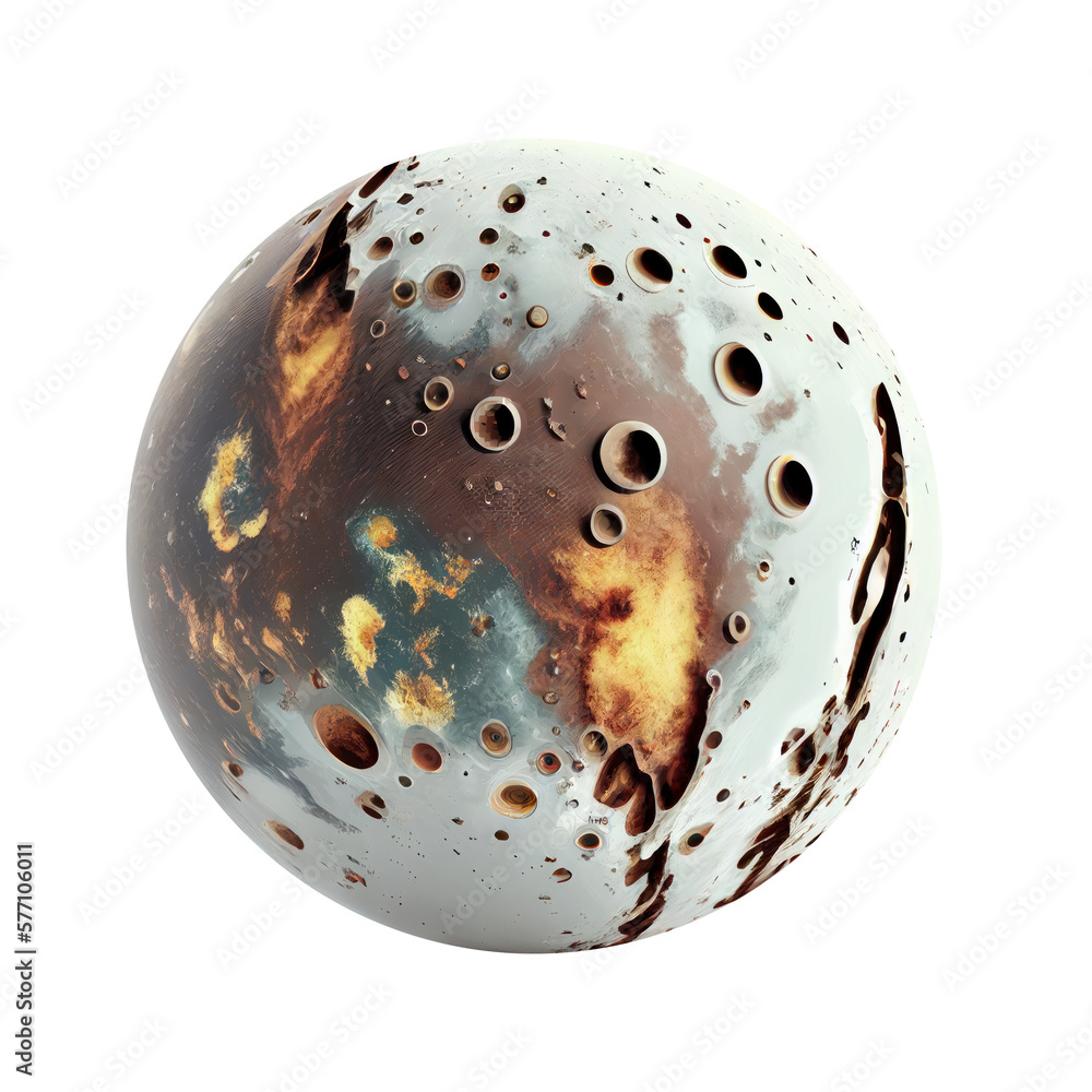 Imagery of imaginary planets for your cosmic image. Ai generated.