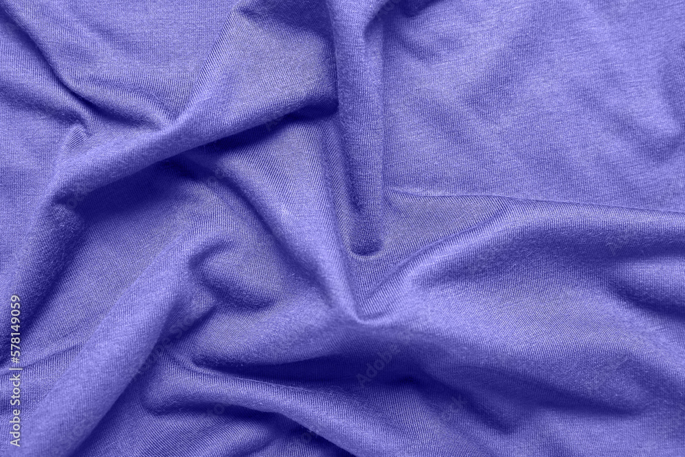 Texture of violet fabric as background, closeup