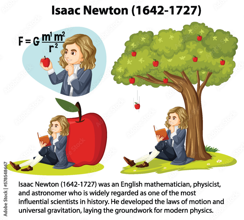 Informative biography of Isaac Newton