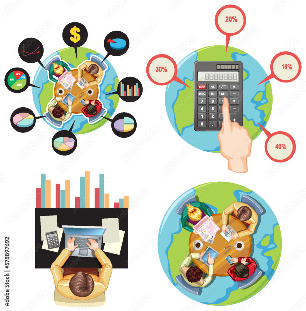 Set of mix math calculation