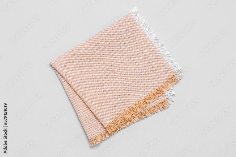 Sack napkin on white background