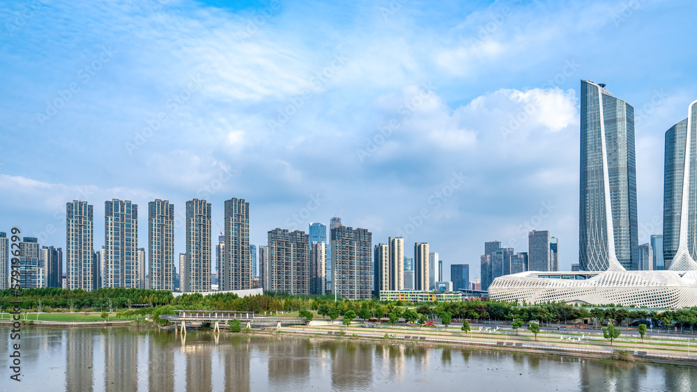 Nanjing Eye Step Bridge Financial Center Street View