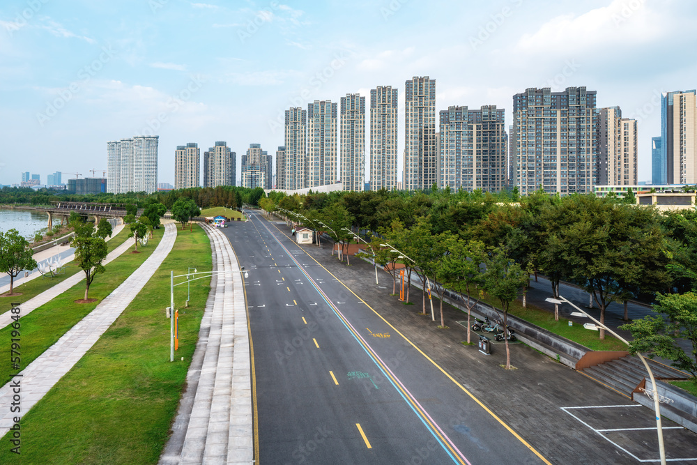 Nanjing Eye Step Bridge Financial Center Street View