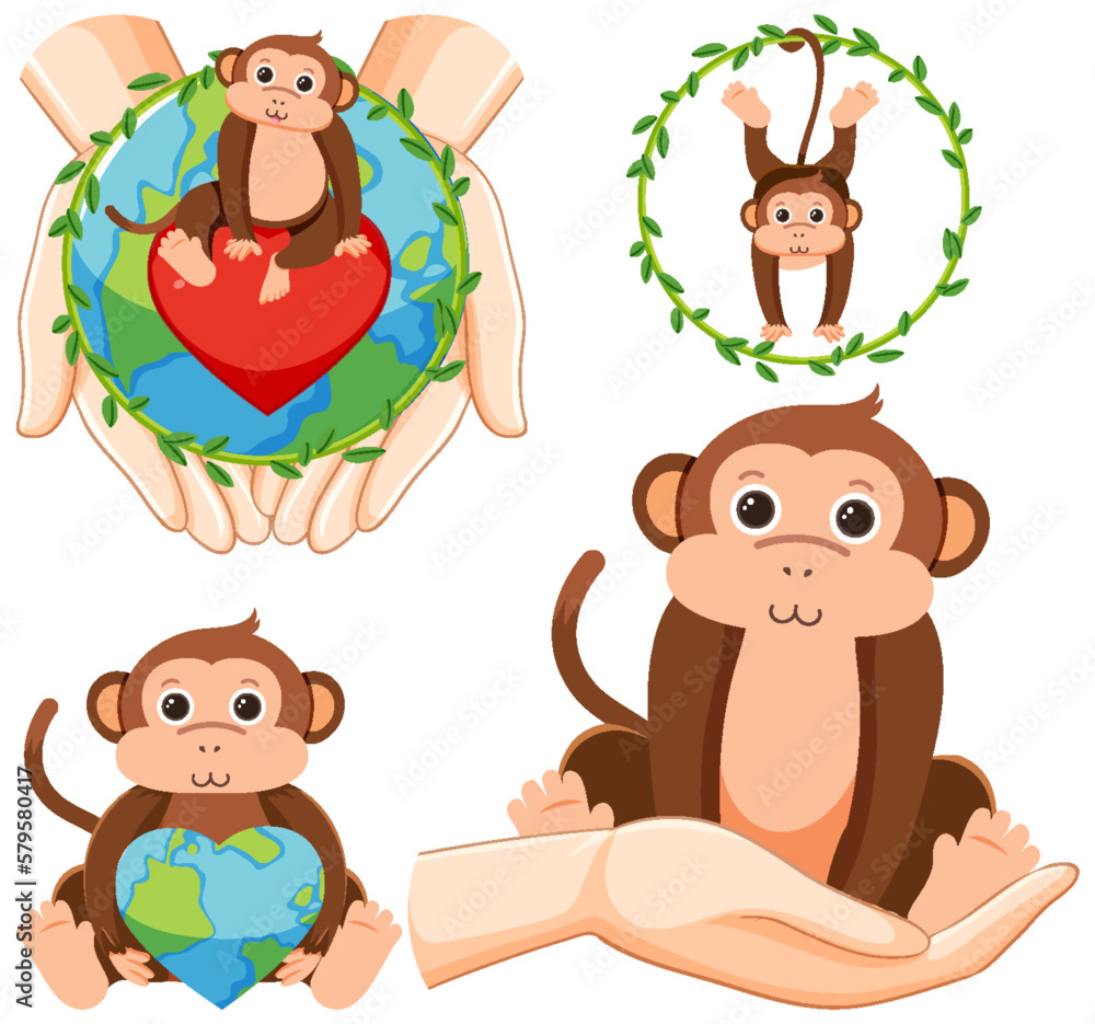 Protect the monkey icon