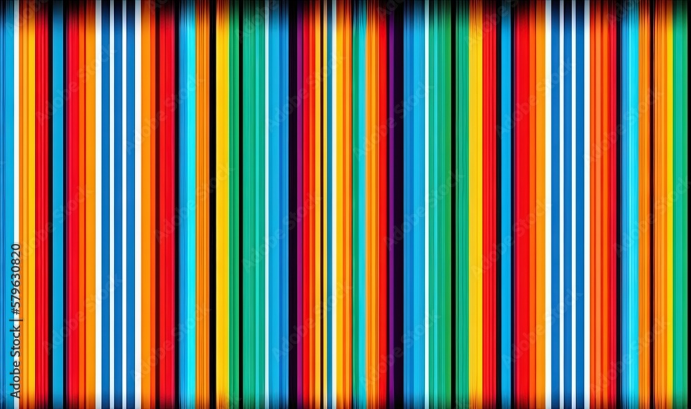  a colorful striped background with a black background and a black border in the middle of the image