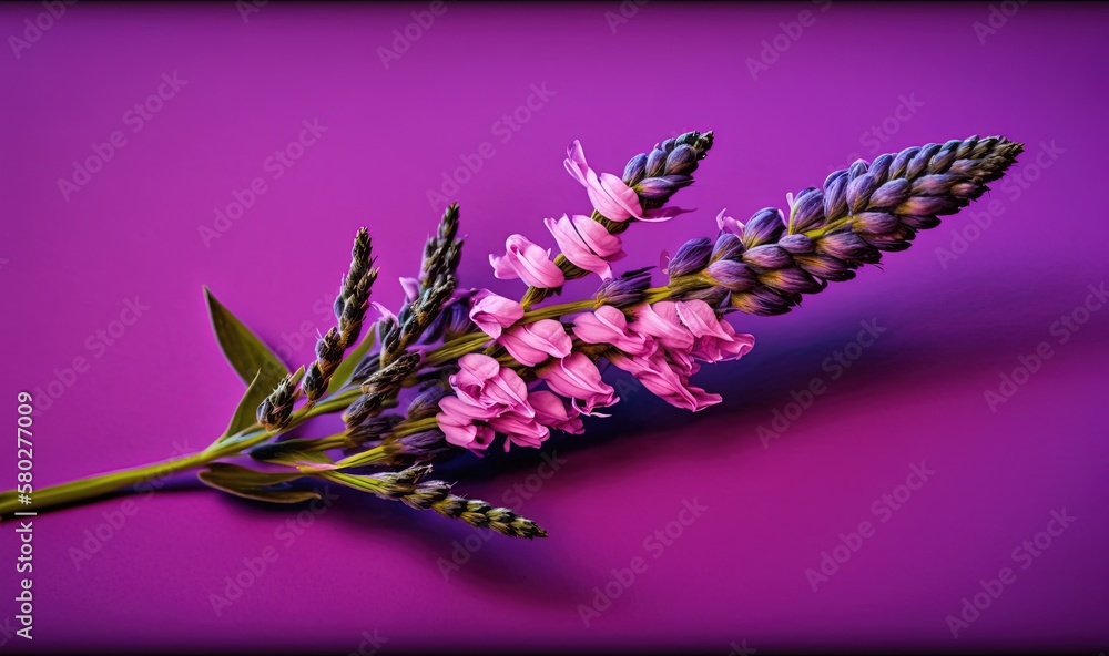  a bunch of flowers that are on a purple surface with a purple background and a purple background wi