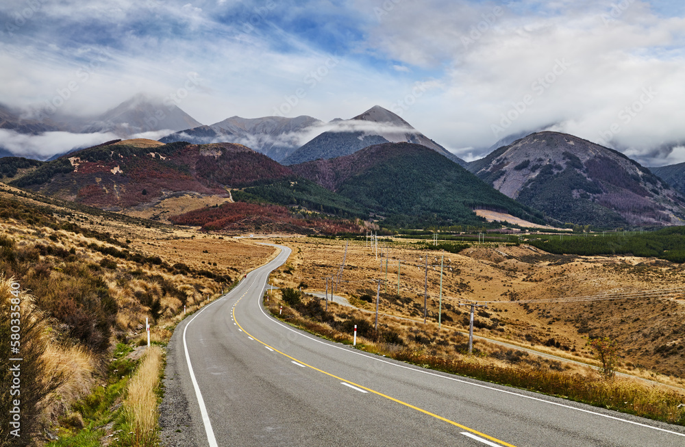 Arthurs Pass, Southern Alps, New Zealand