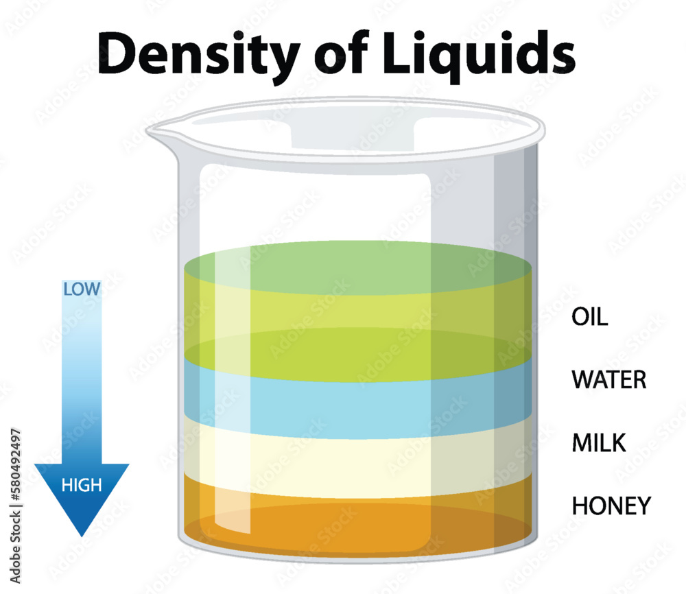 Density of Liquids Science Experiment