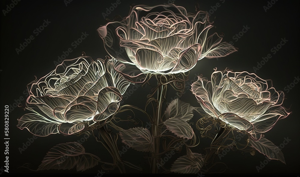  a bunch of flowers that are sitting in the middle of the night time picture of a bunch of flowers t