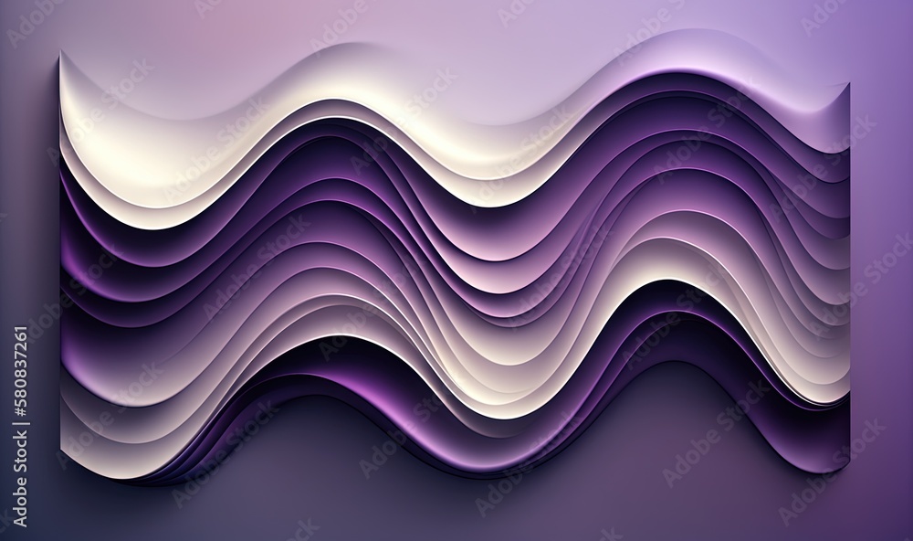  an abstract purple background with wavy lines and a wavy wave pattern on the bottom of the image is