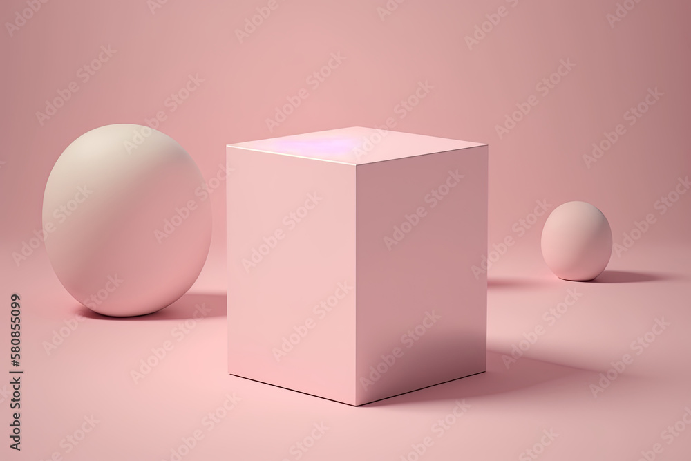 Abstract background for branding identity and packaging. Illustration AI Generative