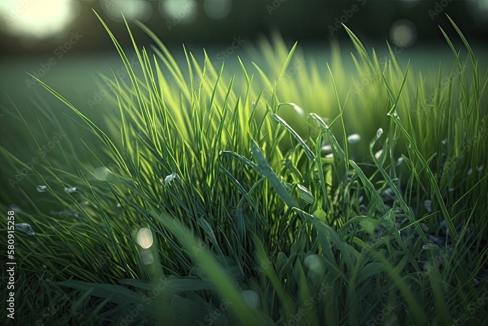 picture perfect grass texture. Generative AI