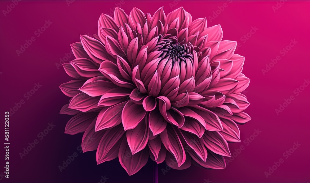  a large pink flower on a purple background with a pink border around the center of the flower and t