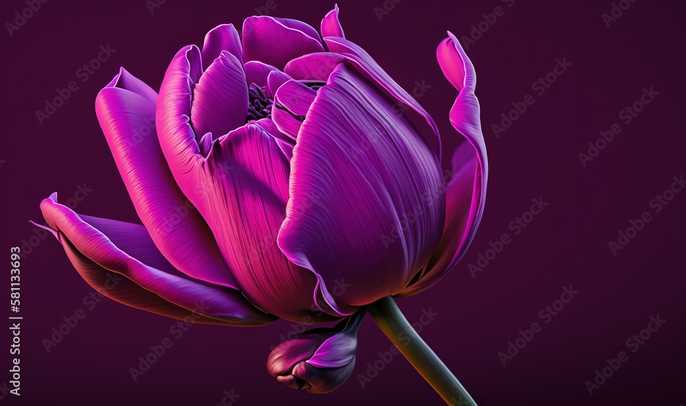  a purple flower with a purple background and a purple background with a pink flower in the middle o