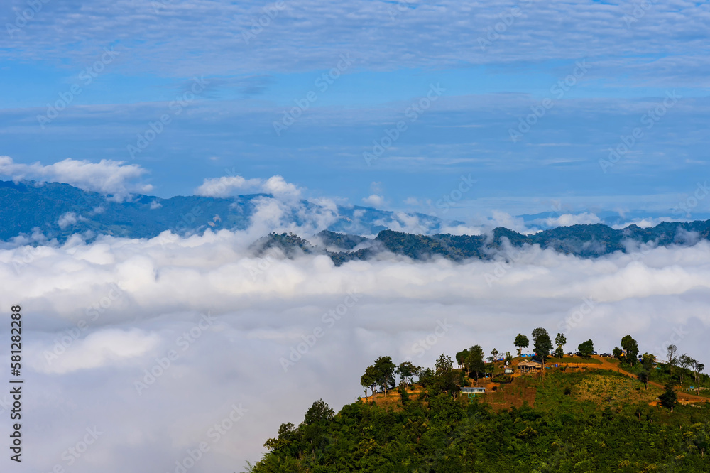 landscape and sky background